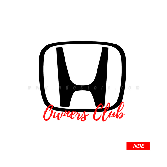 STICKER HONDA OWNER CLUB