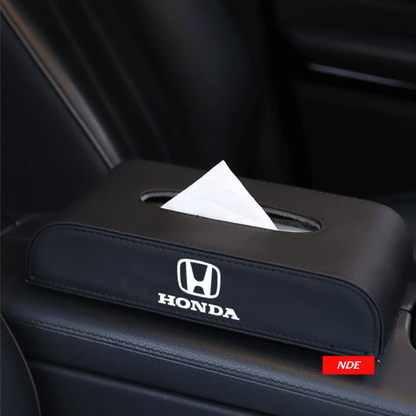 TISSUE BOX HOLDER WITH HONDA LOGO - ndestore.com