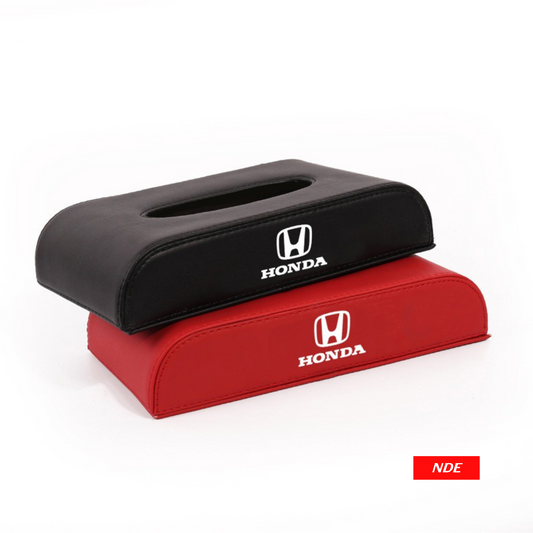 TISSUE BOX HOLDER WITH HONDA LOGO