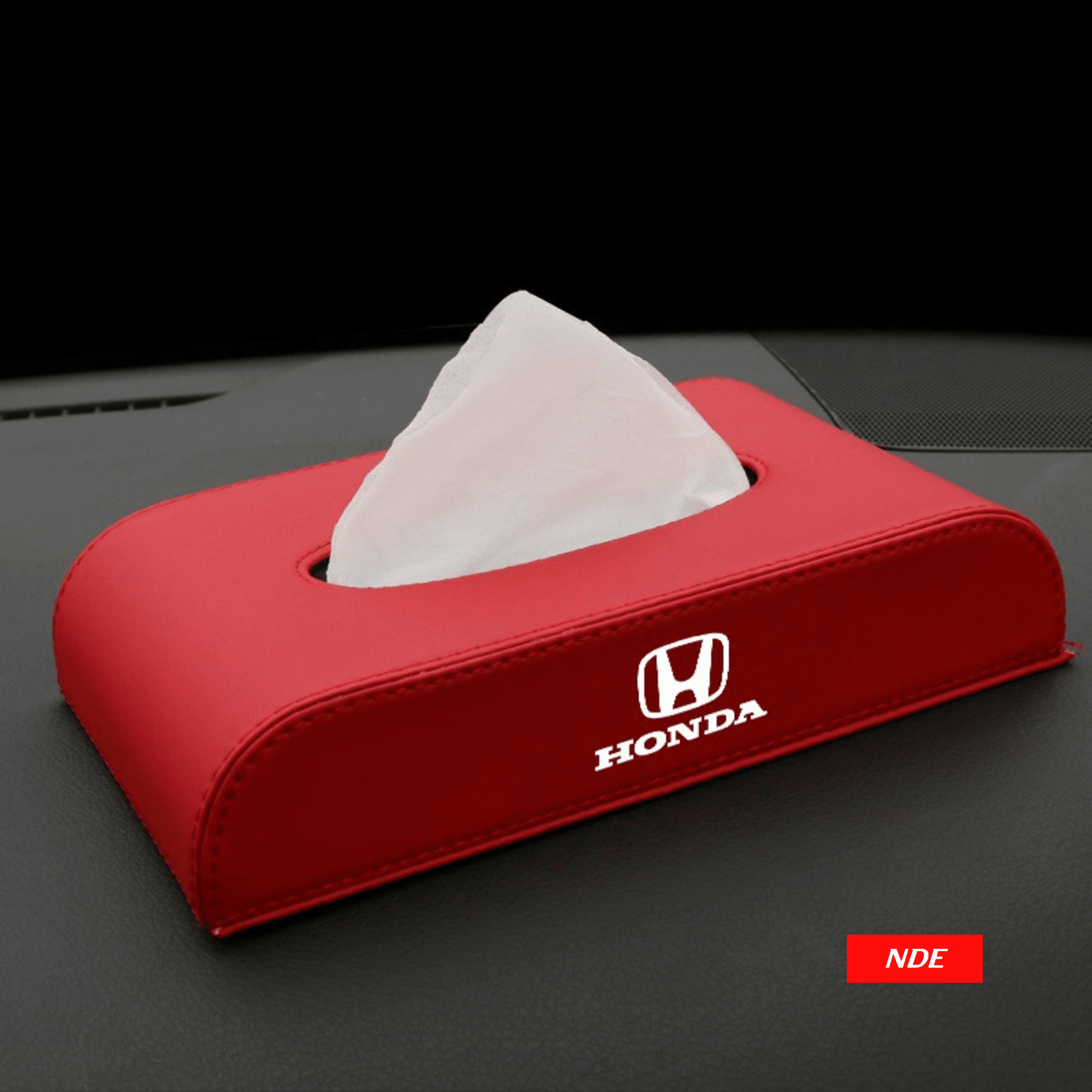 TISSUE BOX HOLDER WITH HONDA LOGO - ndestore.com