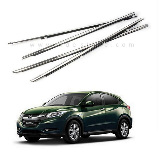 WEATHER STRIP CHROME COVER FOR HONDA VEZEL - ndestore.com