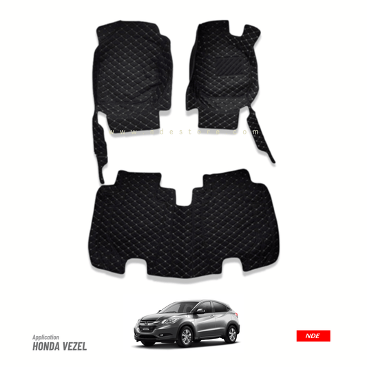 FLOOR MAT 7D STYLE FOR HONDA VEZEL - ndestore.com