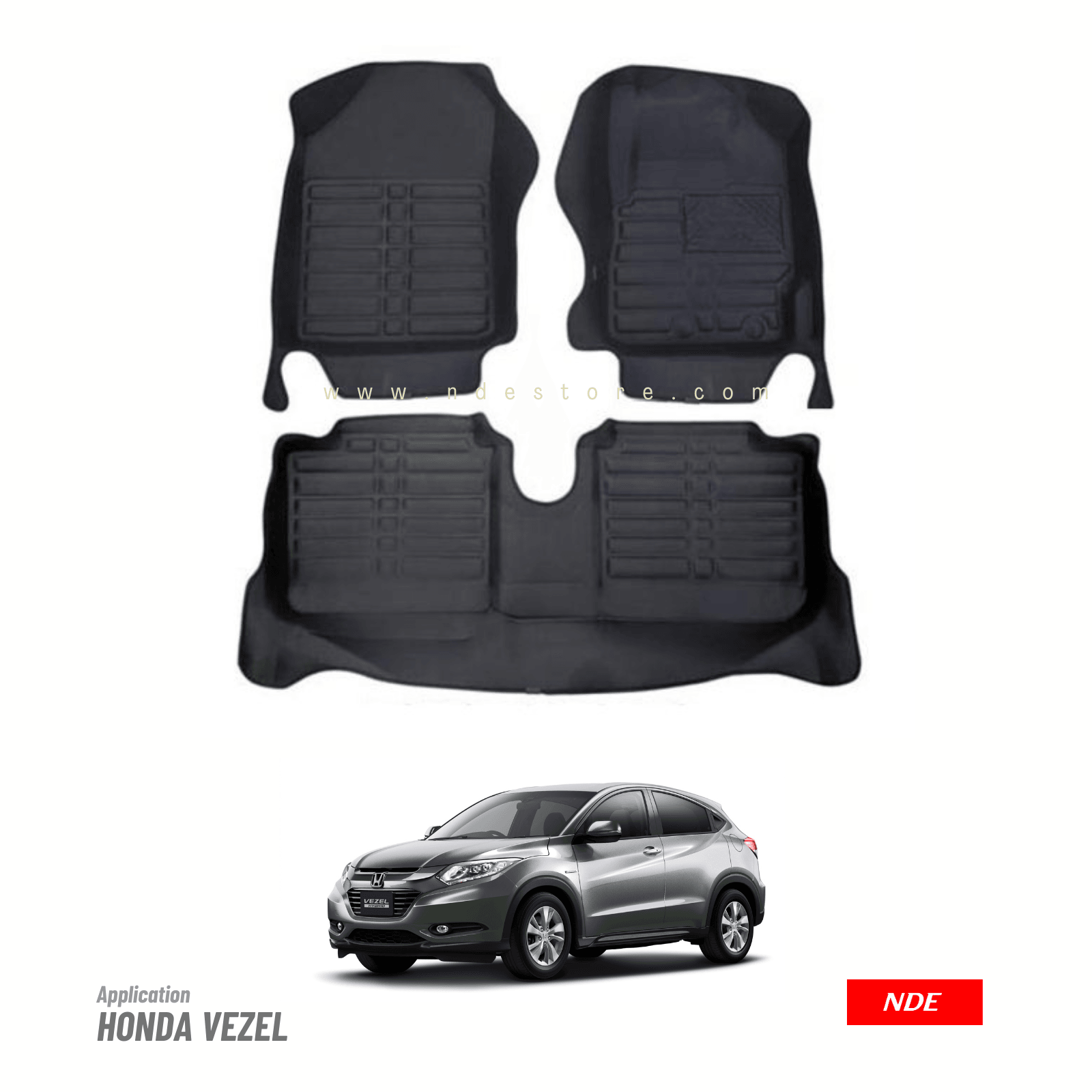 FLOOR MAT 5D STYLE FOR HONDA VEZEL - ndestore.com