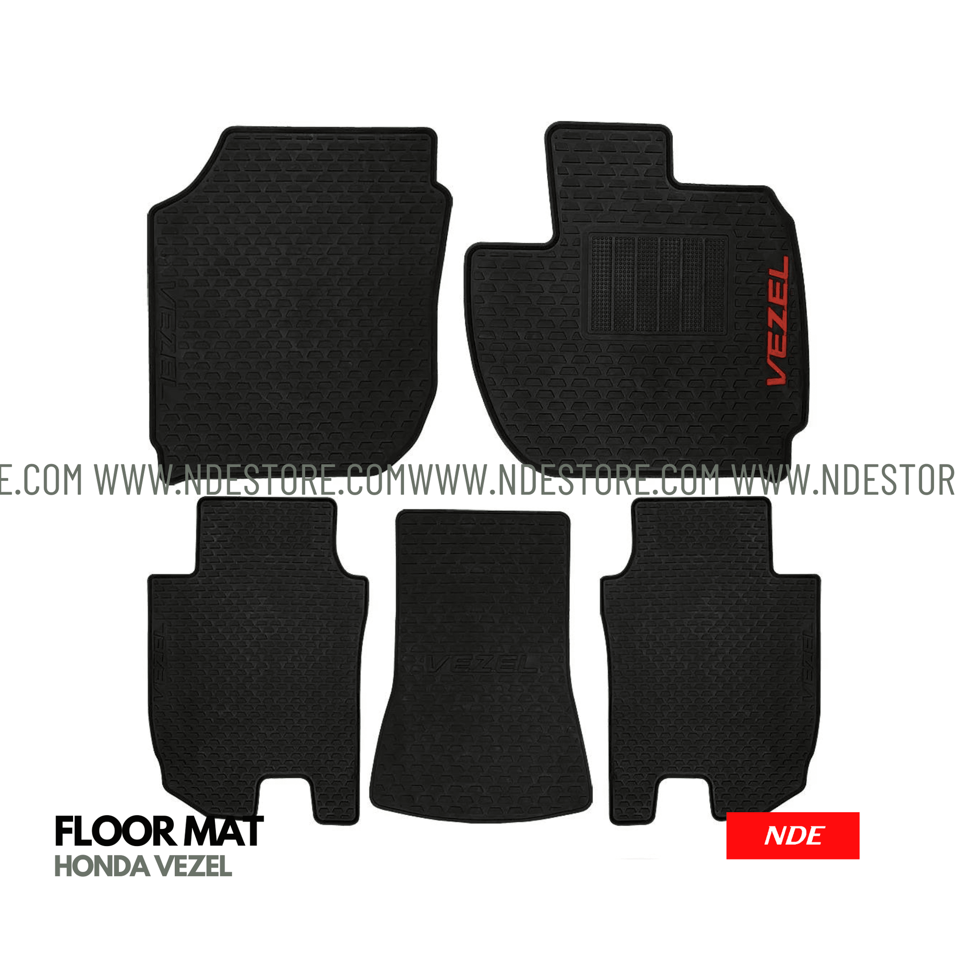 FLOOR MAT RUBBER / LATEX ANTI SLIP FOR HONDA VEZEL - ndestore.com