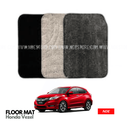 FLOOR MATS PREMIUM QUALITY FOR HONDA VEZEL - ndestore.com