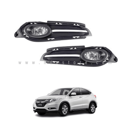 FOG LAMPS DRL COVERS RS TYPE FOR HONDA VEZEL - ndestore.com