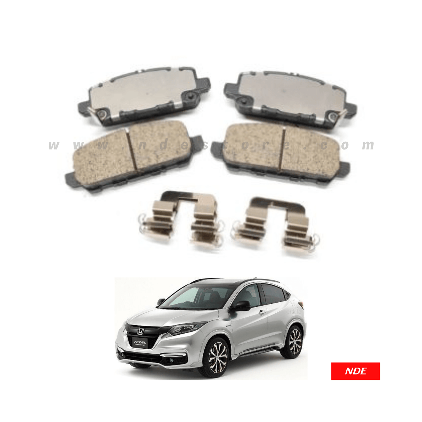 BRAKE, DISC PAD REAR FOR HONDA VEZEL (HONDA GENUINE PART) - ndestore.com