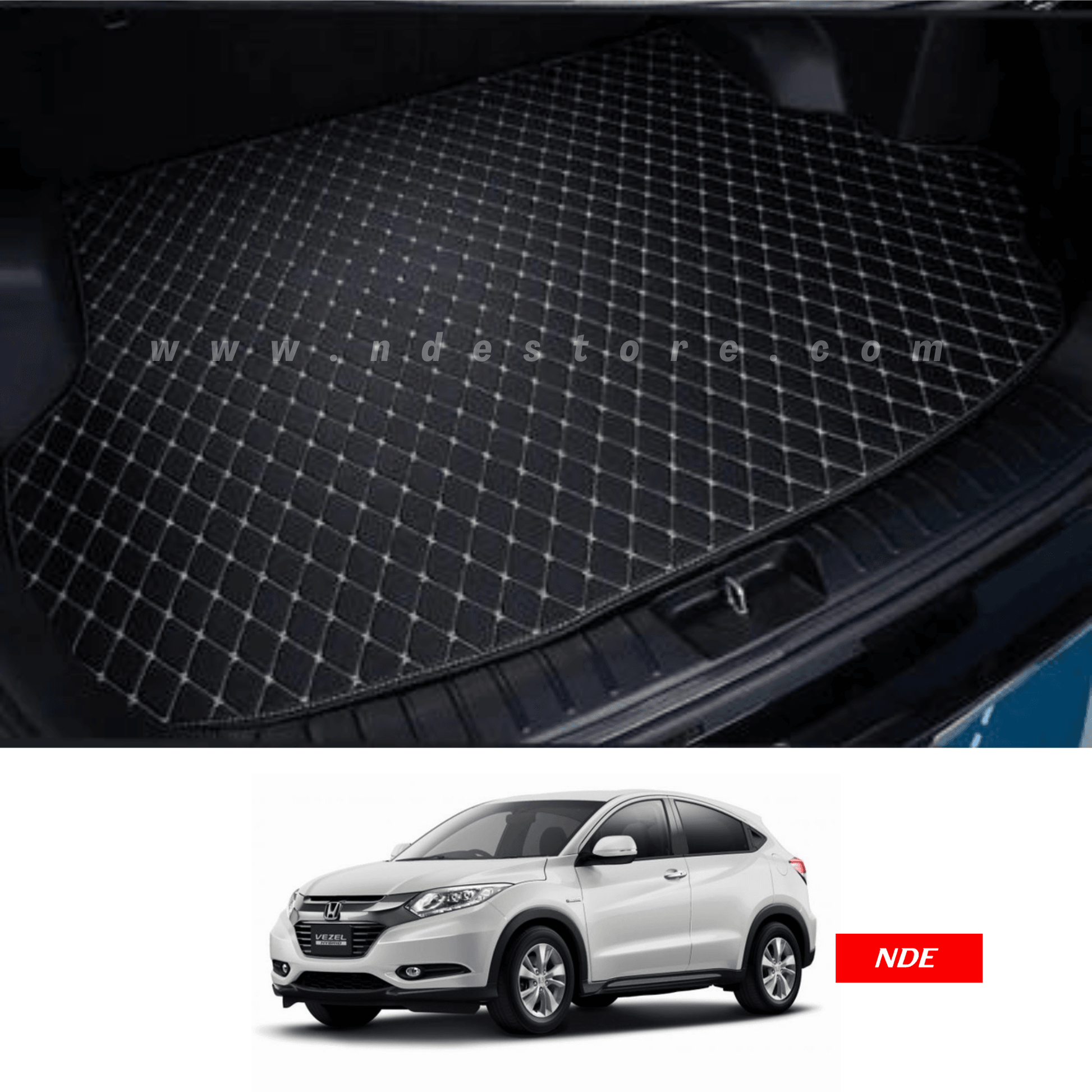 TRUNK FLOOR MAT 7D STYLE FOR HONDA VEZEL - ndestore.com