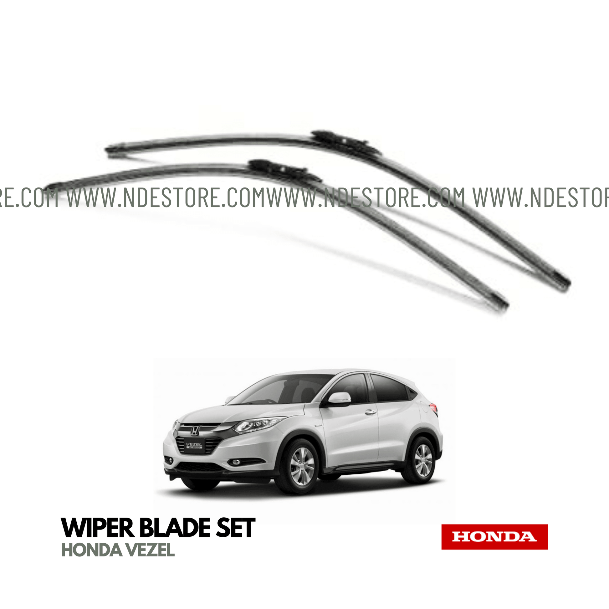 WIPER BLADE SET HONDA GENUINE PART FOR HONDA VEZEL - ndestore.com