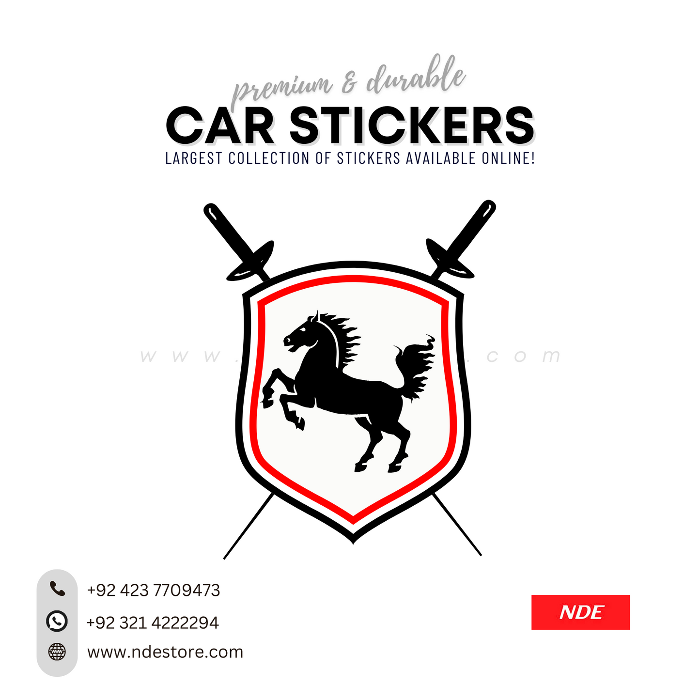 STICKER, HORSE SERIES (SKU 4222852)