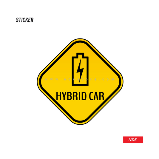 STICKER, HYBRID CAR