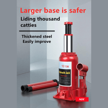 HYDRAULIC BOTTLE JACK, LOAD CAPACITY 2 TONS