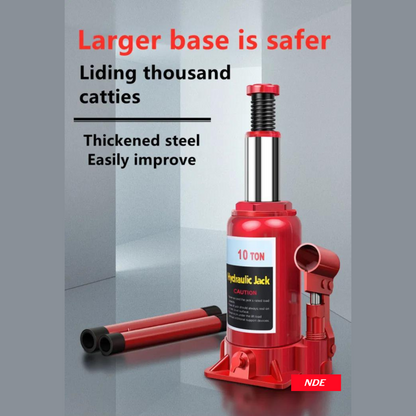 HYDRAULIC BOTTLE JACK, LOAD CAPACITY 5 TONS - ndestore.com