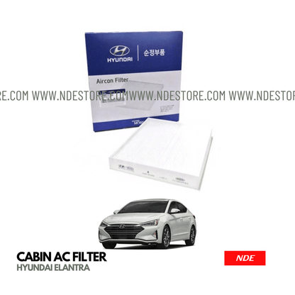 CABIN AIR FILTER AC FILTER GENUINE FOR HYUNDAI ELANTRA (HYUNDAI GENUINE PART) - ndestore.com