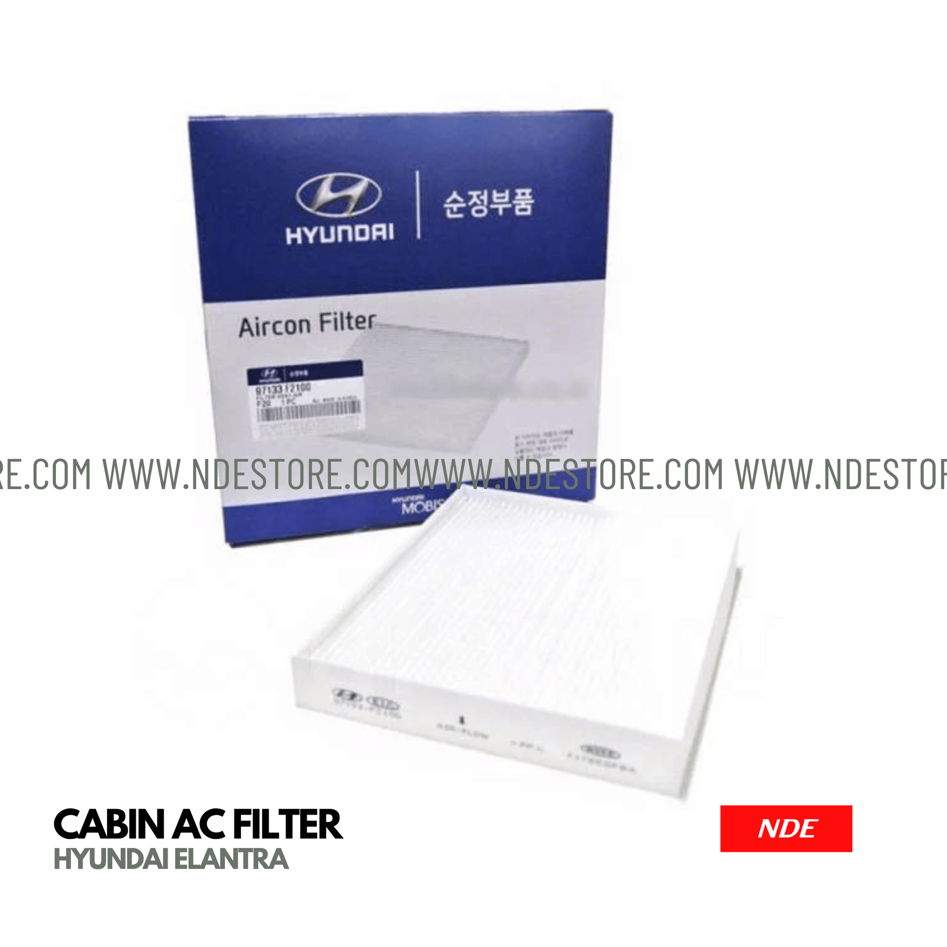 CABIN AIR FILTER AC FILTER GENUINE FOR HYUNDAI ELANTRA (HYUNDAI GENUINE PART) - ndestore.com