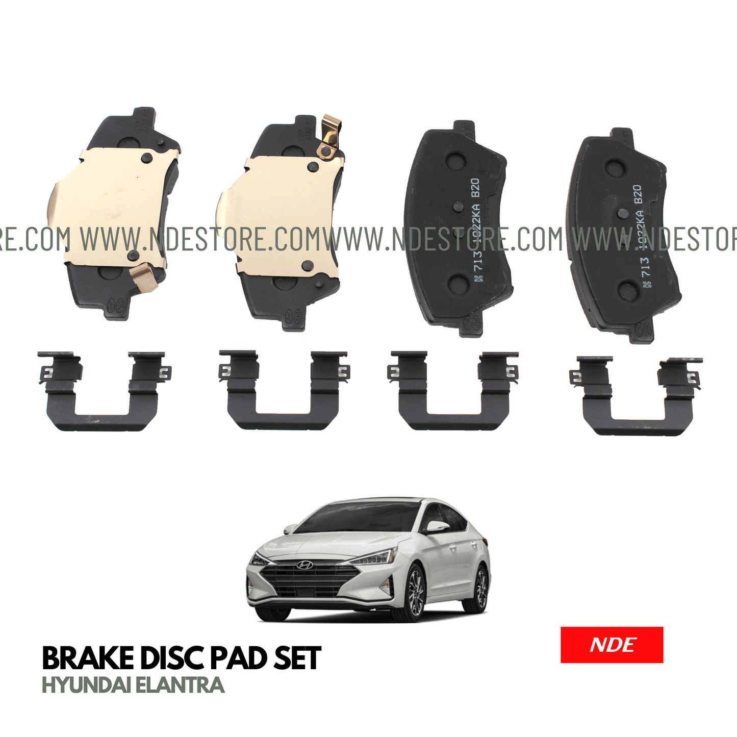 BRAKE, DISC PAD FRONT FOR HYUDAI ELANTRA (HYUNDAI GENUINE PART) - ndestore.com