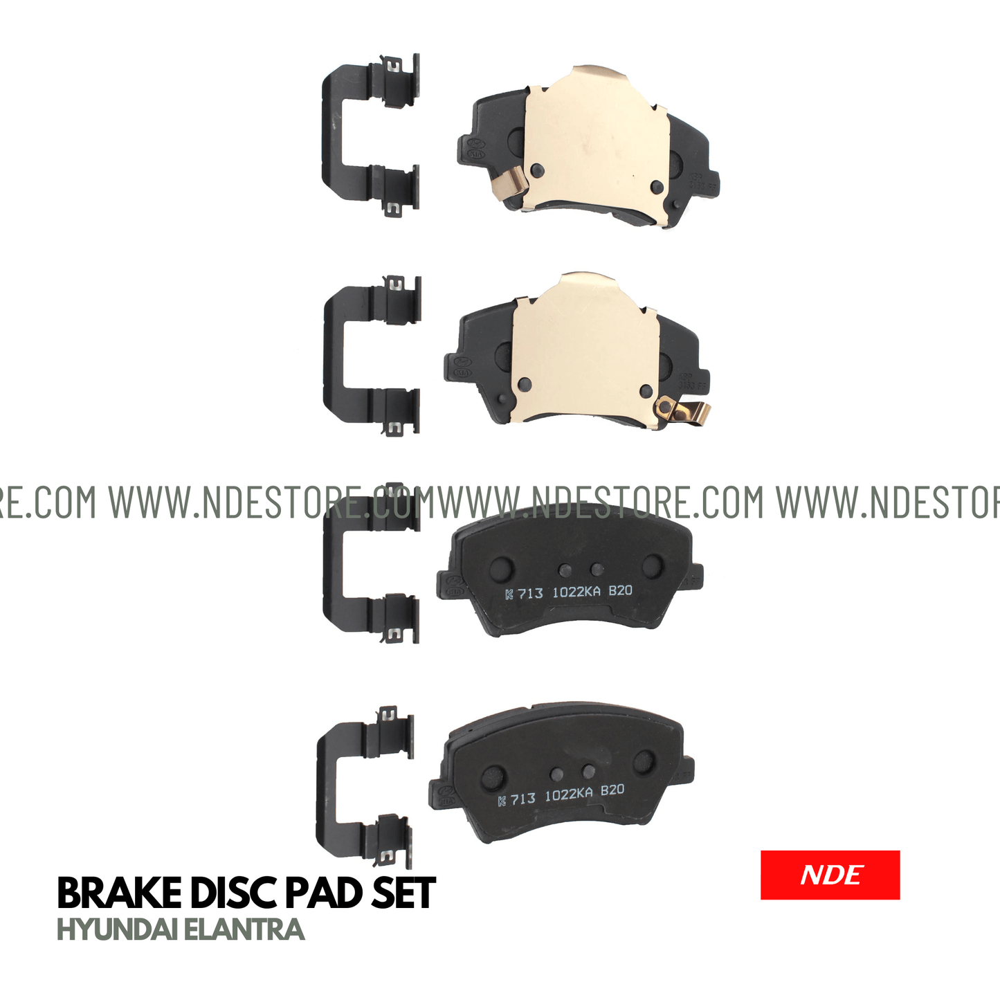 BRAKE, DISC PAD FRONT FOR HYUDAI ELANTRA (HYUNDAI GENUINE PART) - ndestore.com