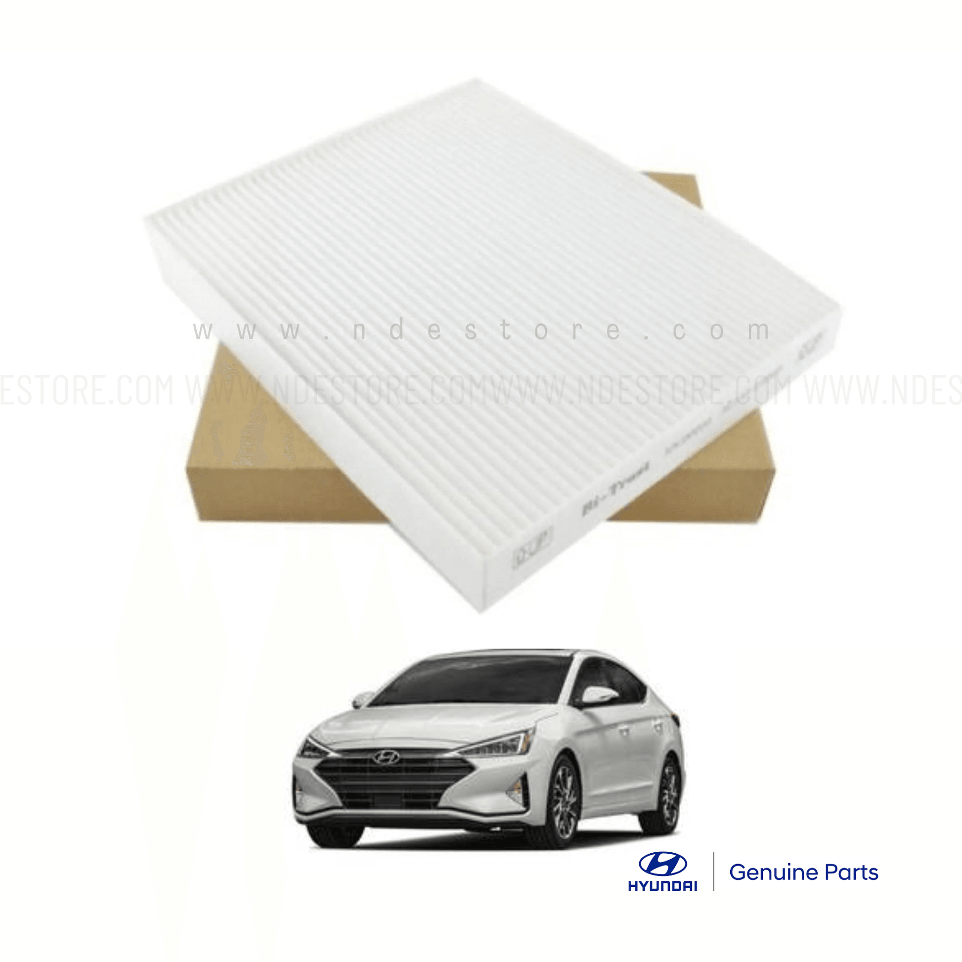 CABIN AIR FILTER AC FILTER GENUINE FOR HYUNDAI ELANTRA (HYUNDAI GENUINE PART) - ndestore.com