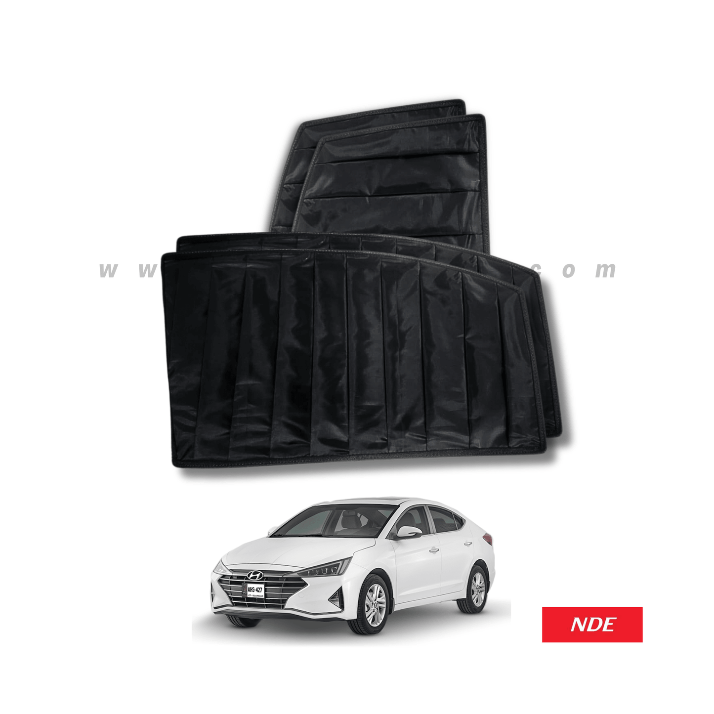 SUN SHADE BLACK WRINKLE FOR HYUNDAI ELANTRA - ndestore.com