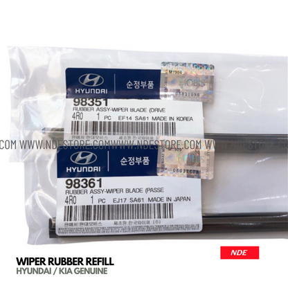 WIPER BLADE RUBBER REFILL GENUINE FOR HYUNDAI