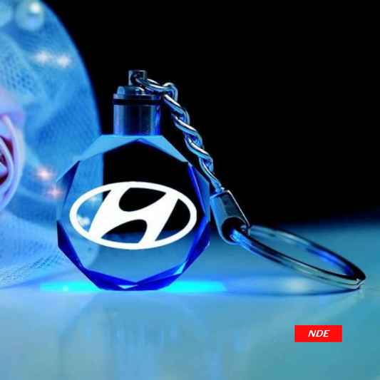 KEY CHAIN WITH LIGHT HYUNDAI LOGO