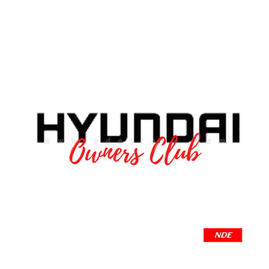 STICKER HYUNDAI OWNER CLUB (SKU:141026)