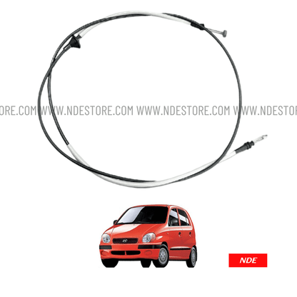 CABLE ASSY, BONNET HOOD CABLE FOR HYUNDAI SANTRO - ndestore.com