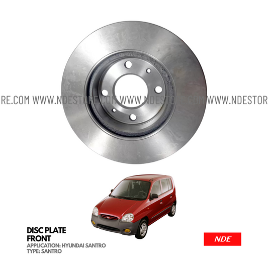 BRAKE WHEEL BRAKE ROTOR FRONT FOR HYUNDAI SANTRO PLUS (DOT OE) - ndestore.com