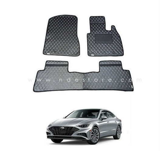 FLOOR MAT PREMIUM QUALITY FLAT 7D STYLE FOR HYUNDAI SONATA