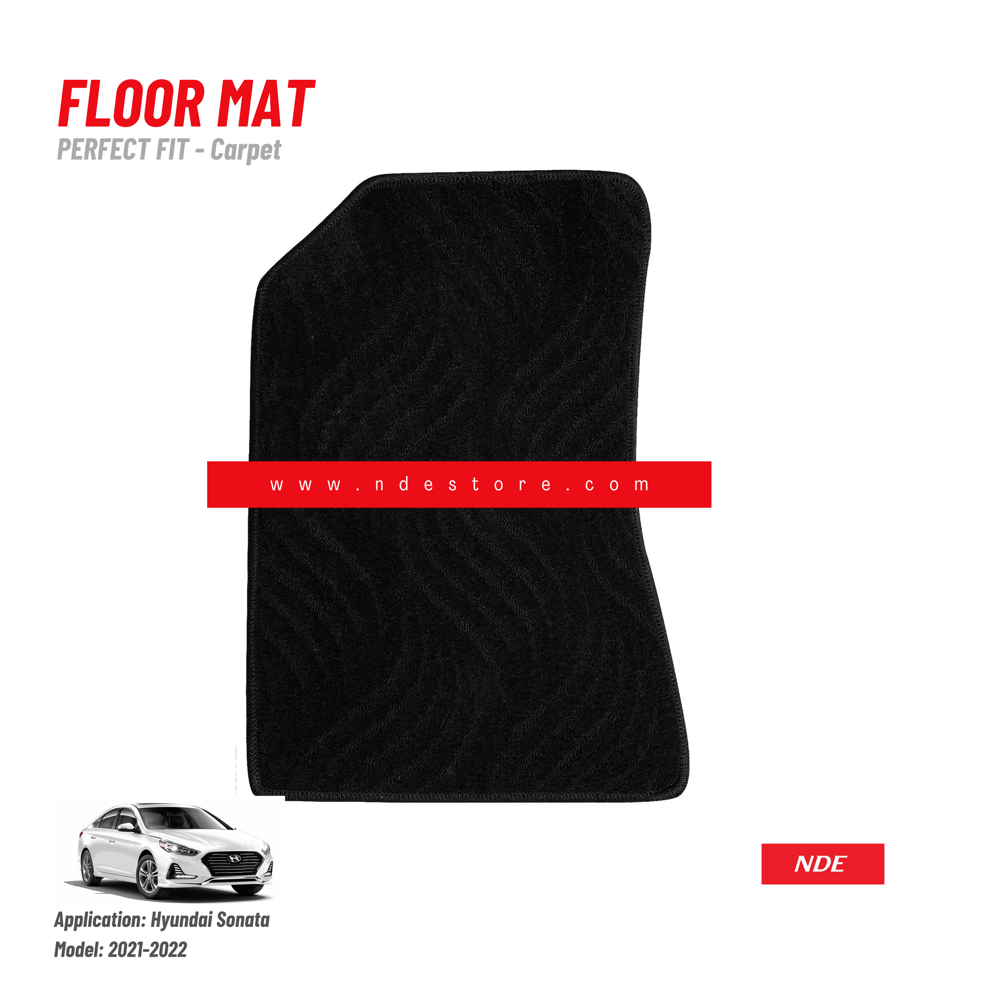 FLOOR MAT PREMIUM QUALITY FOR HYUNDAI SONATA - ndestore.com