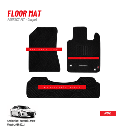 FLOOR MAT PREMIUM QUALITY FOR HYUNDAI SONATA - ndestore.com