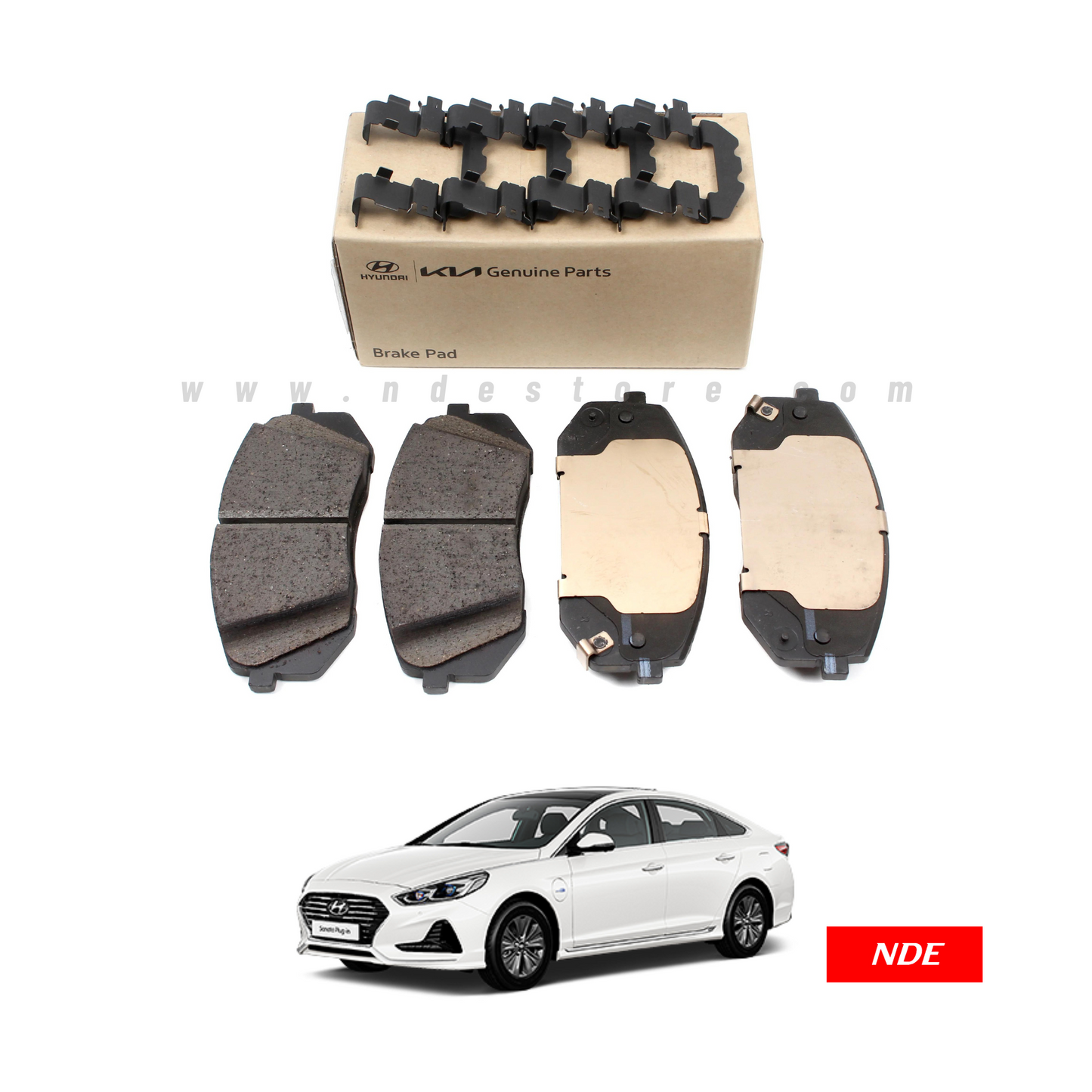 BRAKE, DISC PAD FRONT FOR HYUDAI SONATA (HYUNDAI GENUINE PART) - ndestore.com