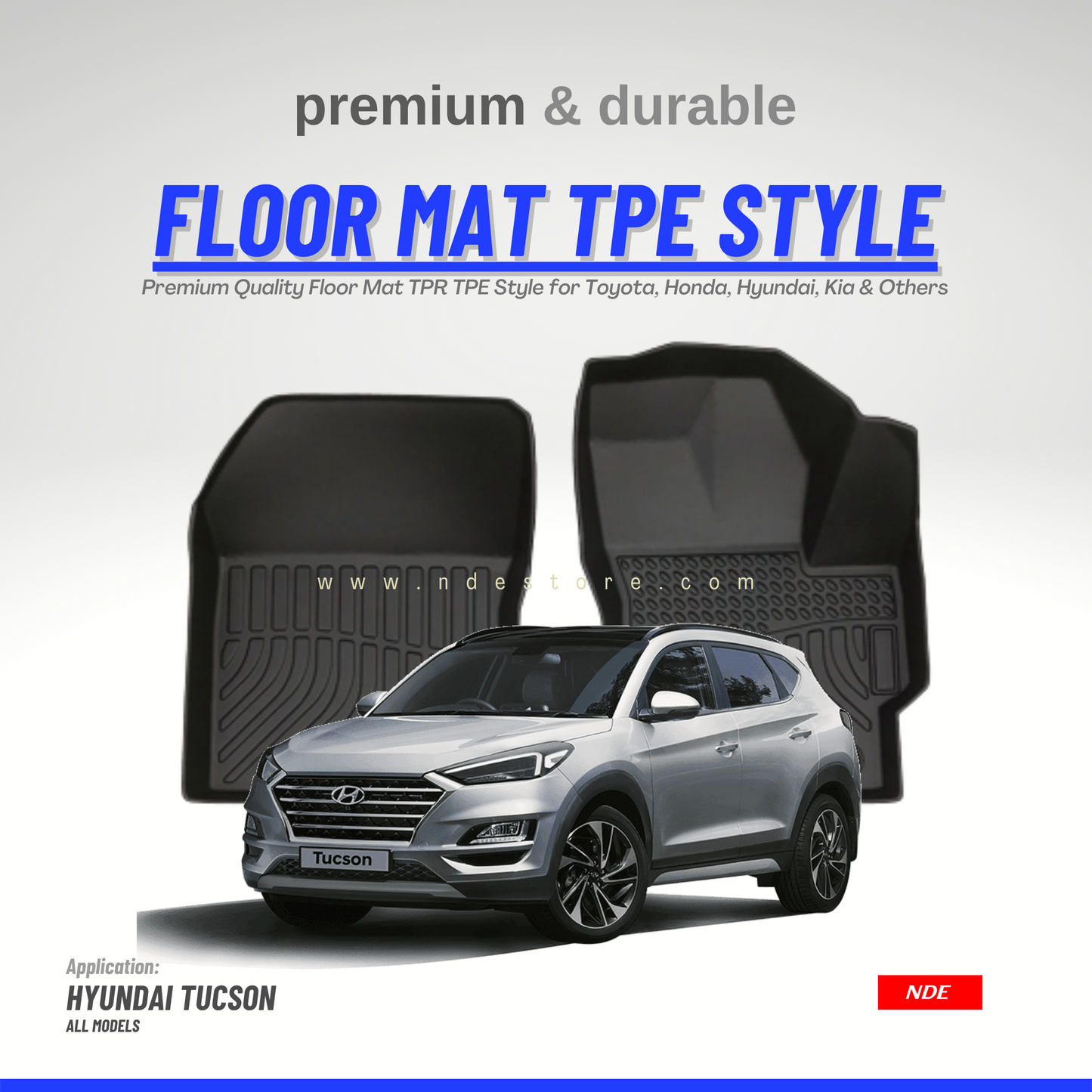 FLOOR MAT TPE STYLE PREMIUM QUALITY FOR HYUNDAI TUCSON