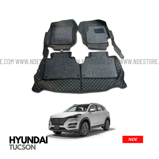 FLOOR MAT 9D STYLE FOR HYUNDAI TUCSON (2018-2024)