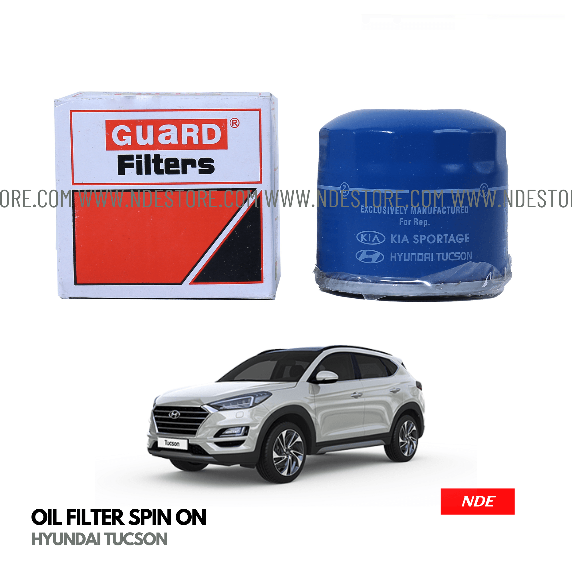 OIL FILTER SPIN ON GUARD FILTER FOR HYUNDAI TUCSON NDE STORE