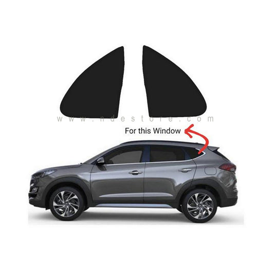 SUN SHADE SIDE QUARTER GLASS PREMIUM QUALITY FOR HYUNDAI TUCSON