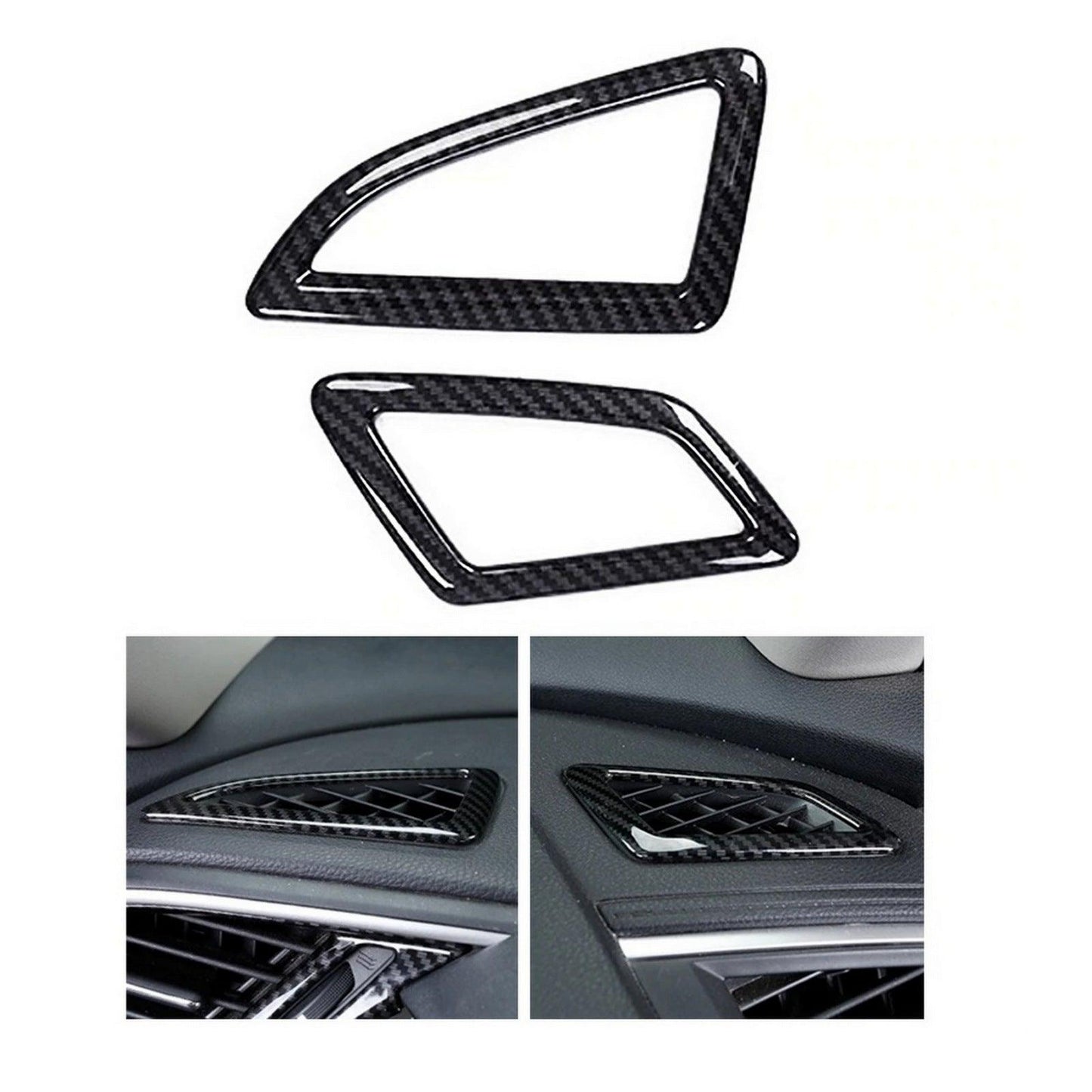 TRIM DASHBOARD AIR VENT COVER CARBON FIBER FOR HONDA CIVIC (2016-2020) - ndestore.com