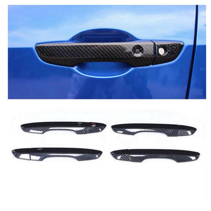 DOOR HANDLE COVER CARBON FIBER FOR HONDA CIVIC (2016-2021) - ndestore.com