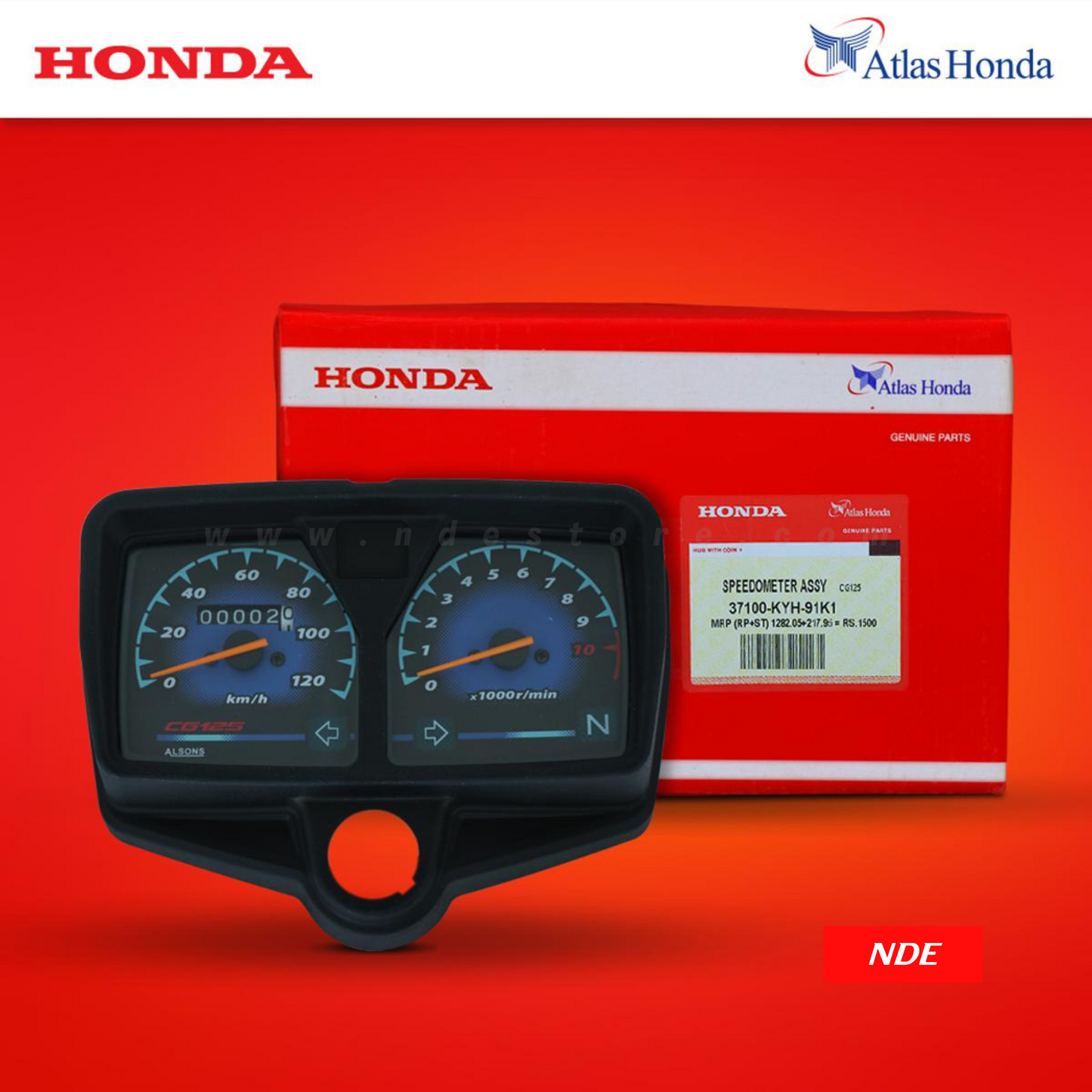 SPEEDOMETER FOR CG125 (2008-2019)