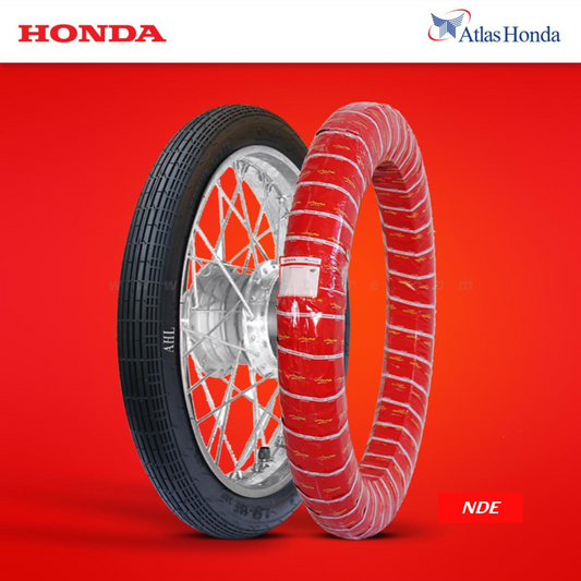 TYRE WITH TUBER FRONT HONDA CG125