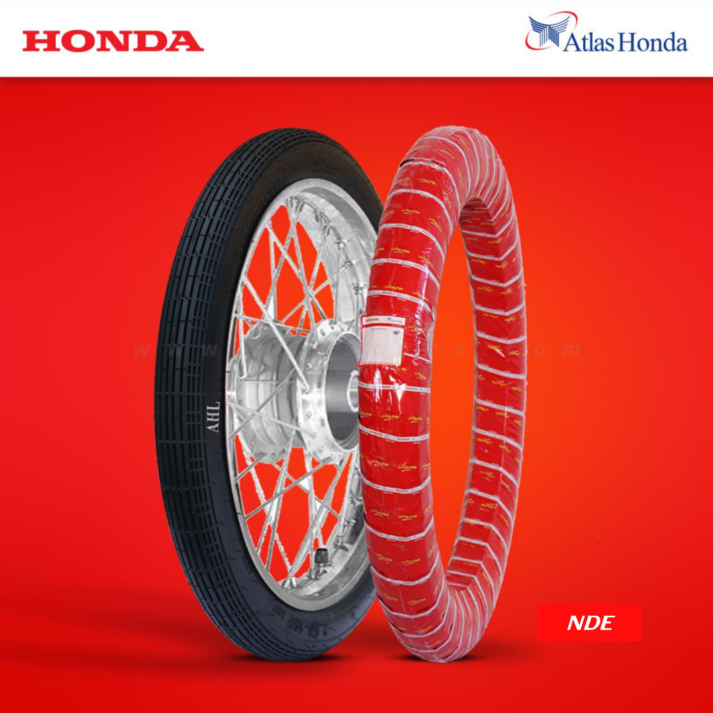 TYRE WITH TUBE FRONT FOR HONDA PRIDOR CD100