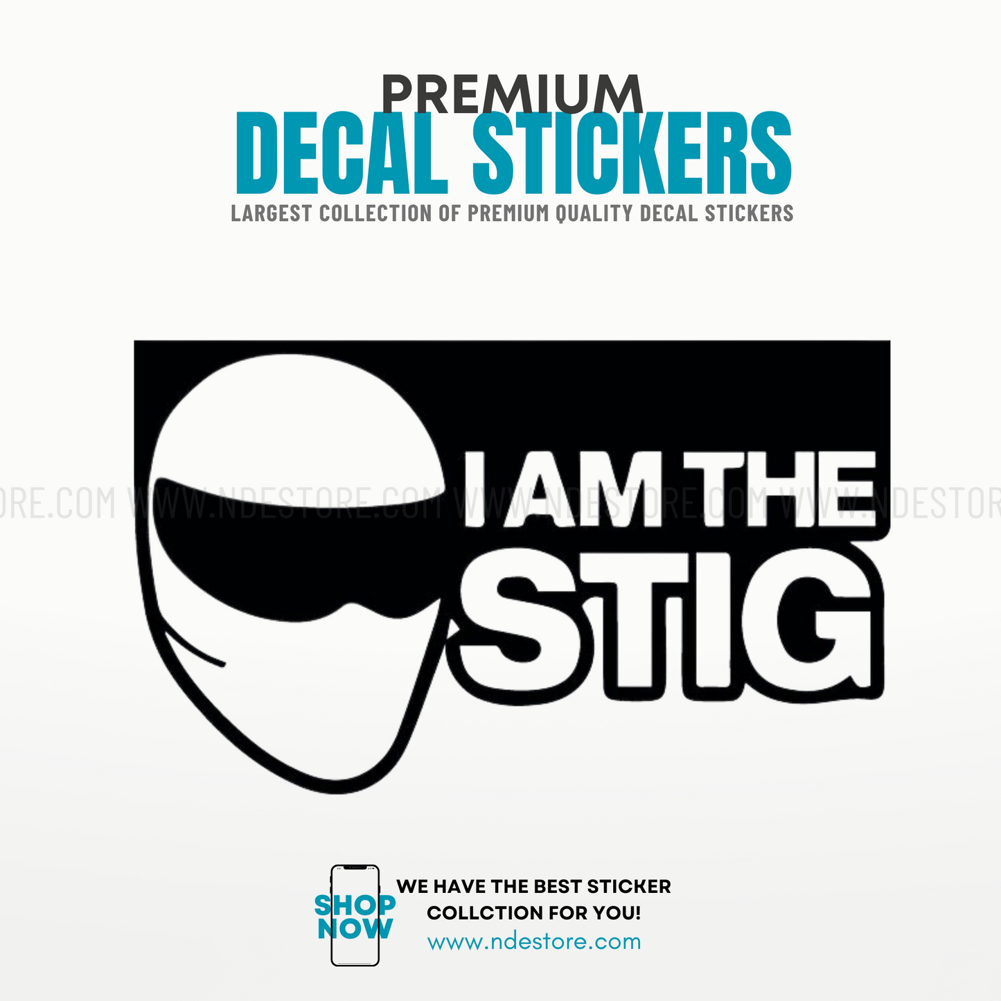 STICKER I AM STIG