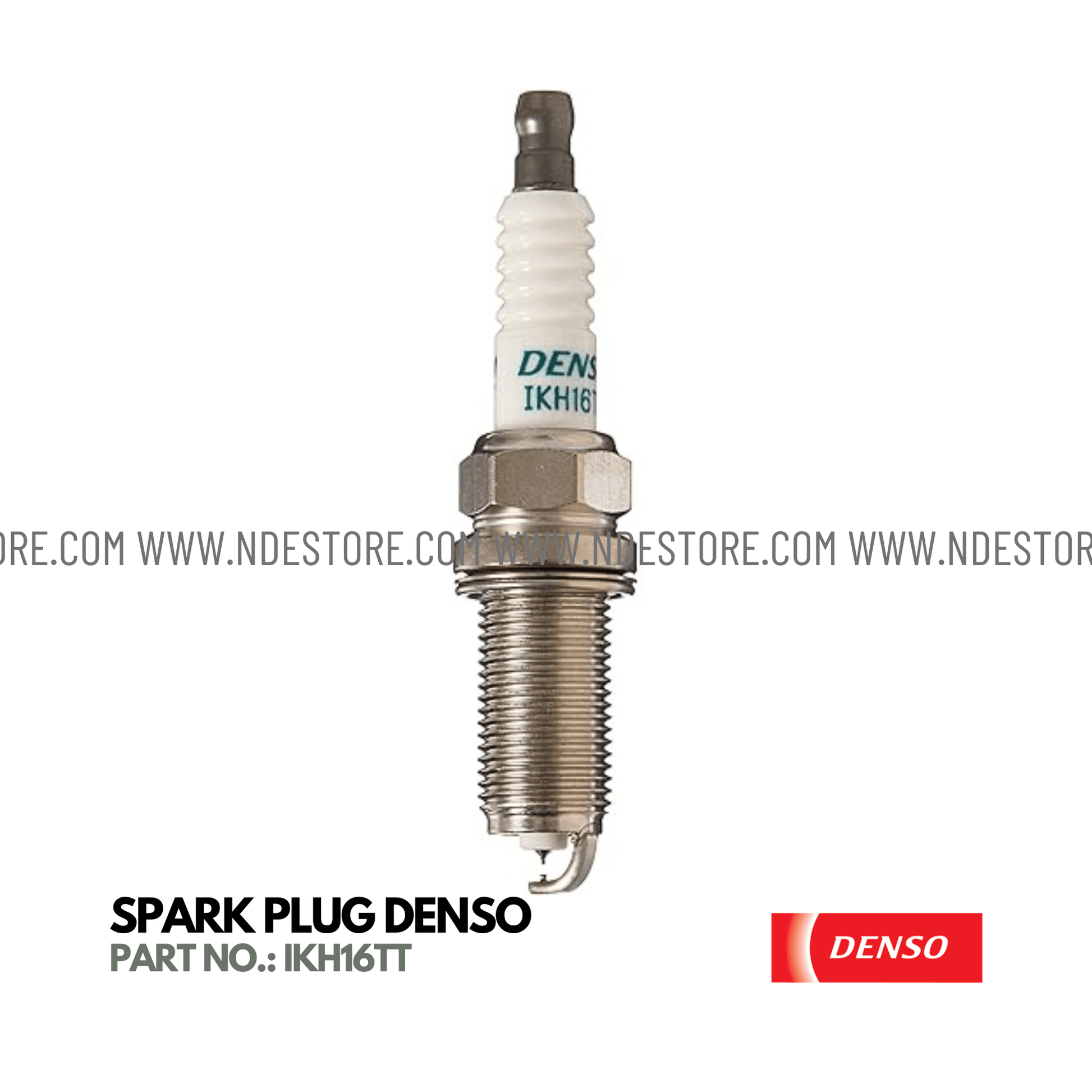 SPARK PLUG DENSO IRIDIUM TWIN TIP PART NO. IKH16TT - ndestore.com