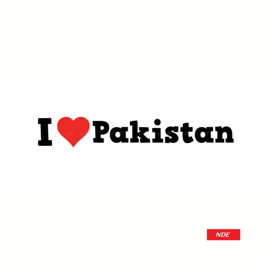 STICKER I LOVE PAKISTAN DECAL (SKU: 3217) - ndestore.com