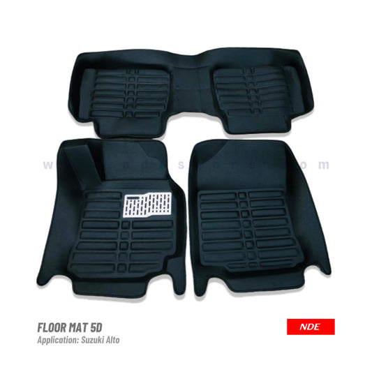 FLOOR MAT 5D STYLE FOR SUZUKI ALTO (2018-2024)