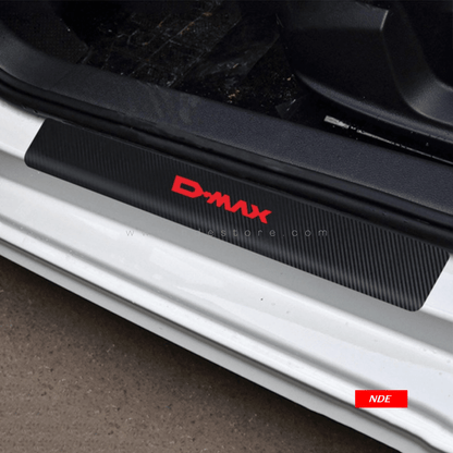 DOOR SILL AREA PROTECTION CARBON FIBER STICKER FOR ISUZU DMAX - ndestore.com