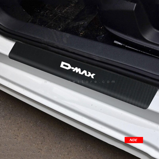 DOOR SILL AREA PROTECTION CARBON FIBER STICKER FOR ISUZU DMAX