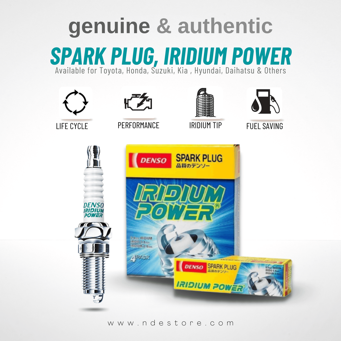 SPARK PLUG DENSO IRIDIUM POWER FOR SUZUKI SPACIA - ndestore.com