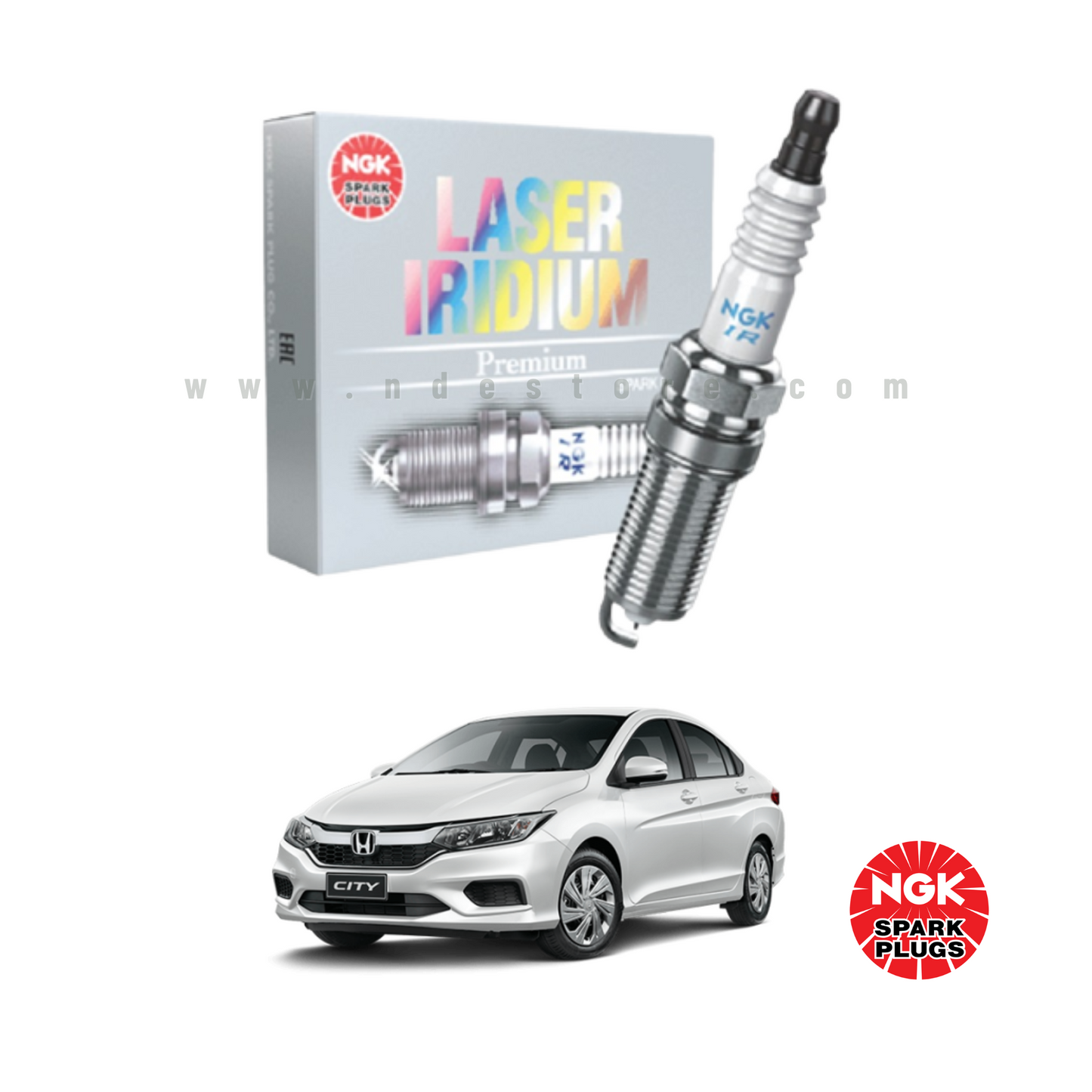 SPARK PLUG NGK LASER IRIDIUM FOR HONDA CITY (2008-2021)