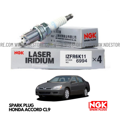 SPARK PLUG NGK LASER IRIDIUM FOR HONDA ACCORD CL9